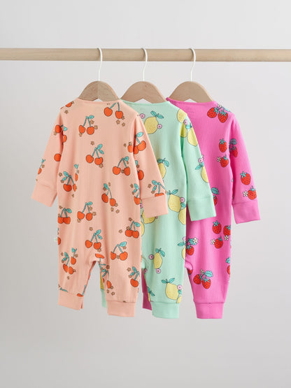 Bright Baby Sleepsuits 3 Pack (0mths-3yrs) image 2