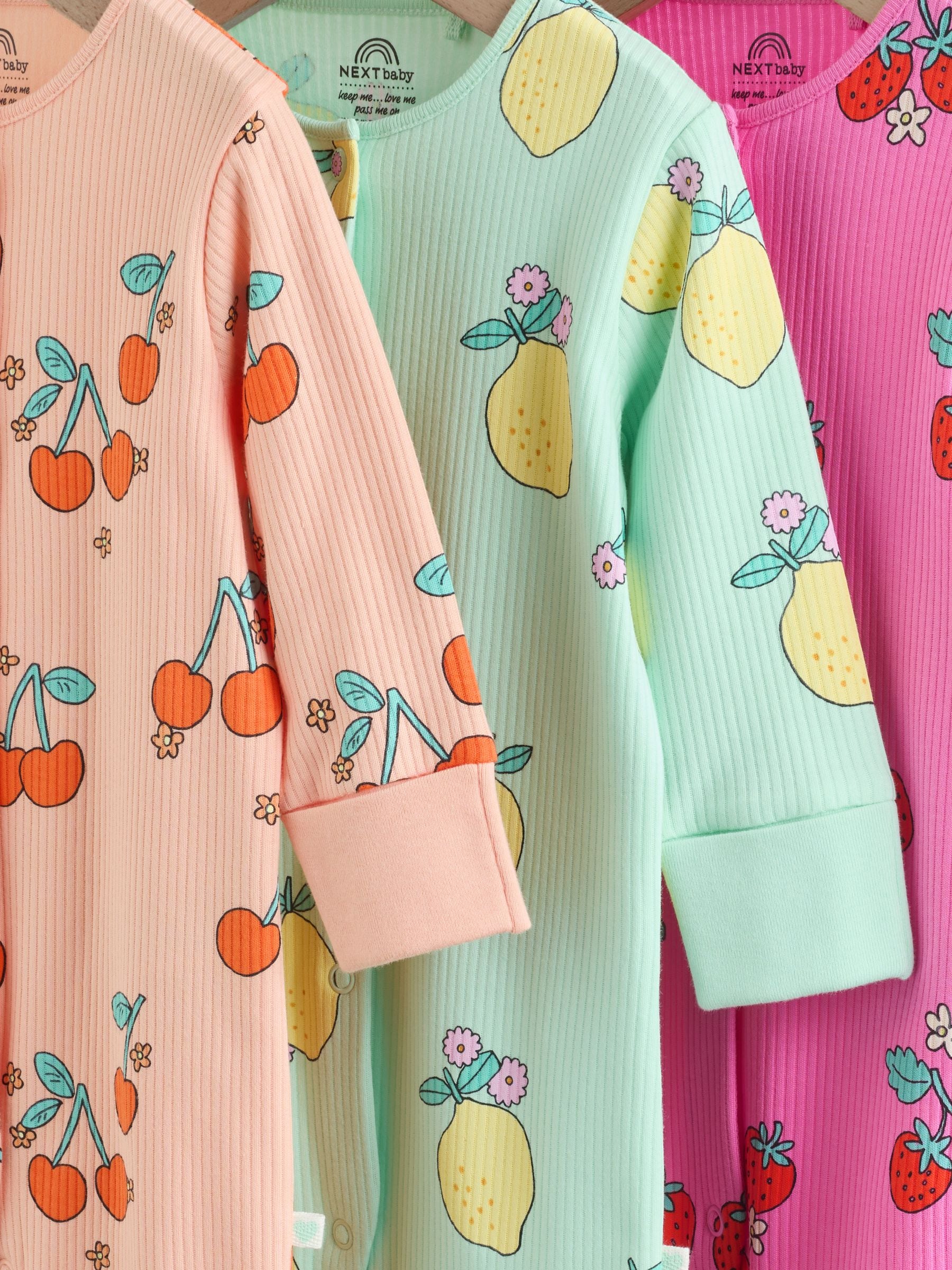 Bright Baby Sleepsuits 3 Pack (0mths-3yrs) image 7