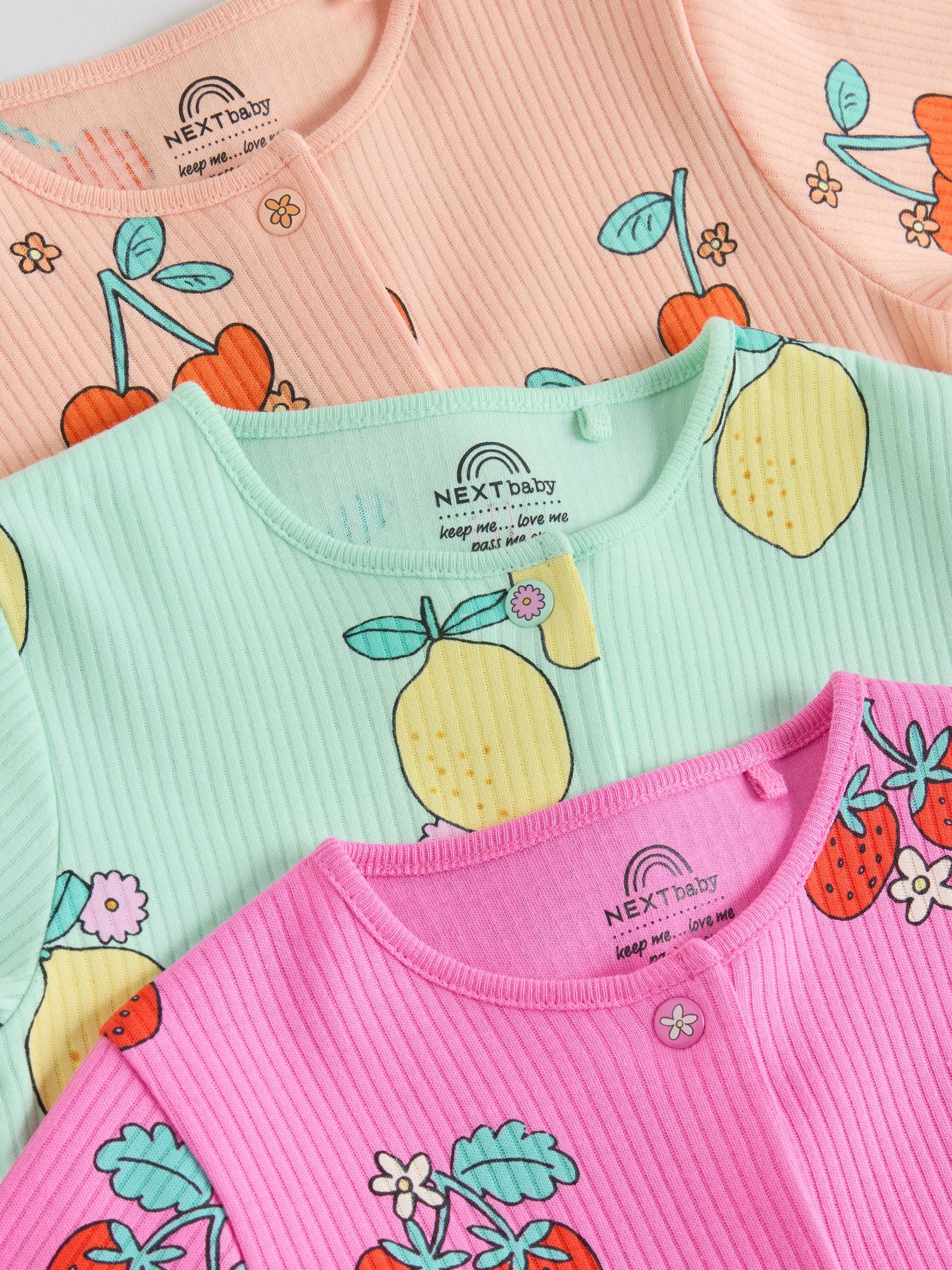 Bright Baby Sleepsuits 3 Pack (0mths-3yrs) image 8