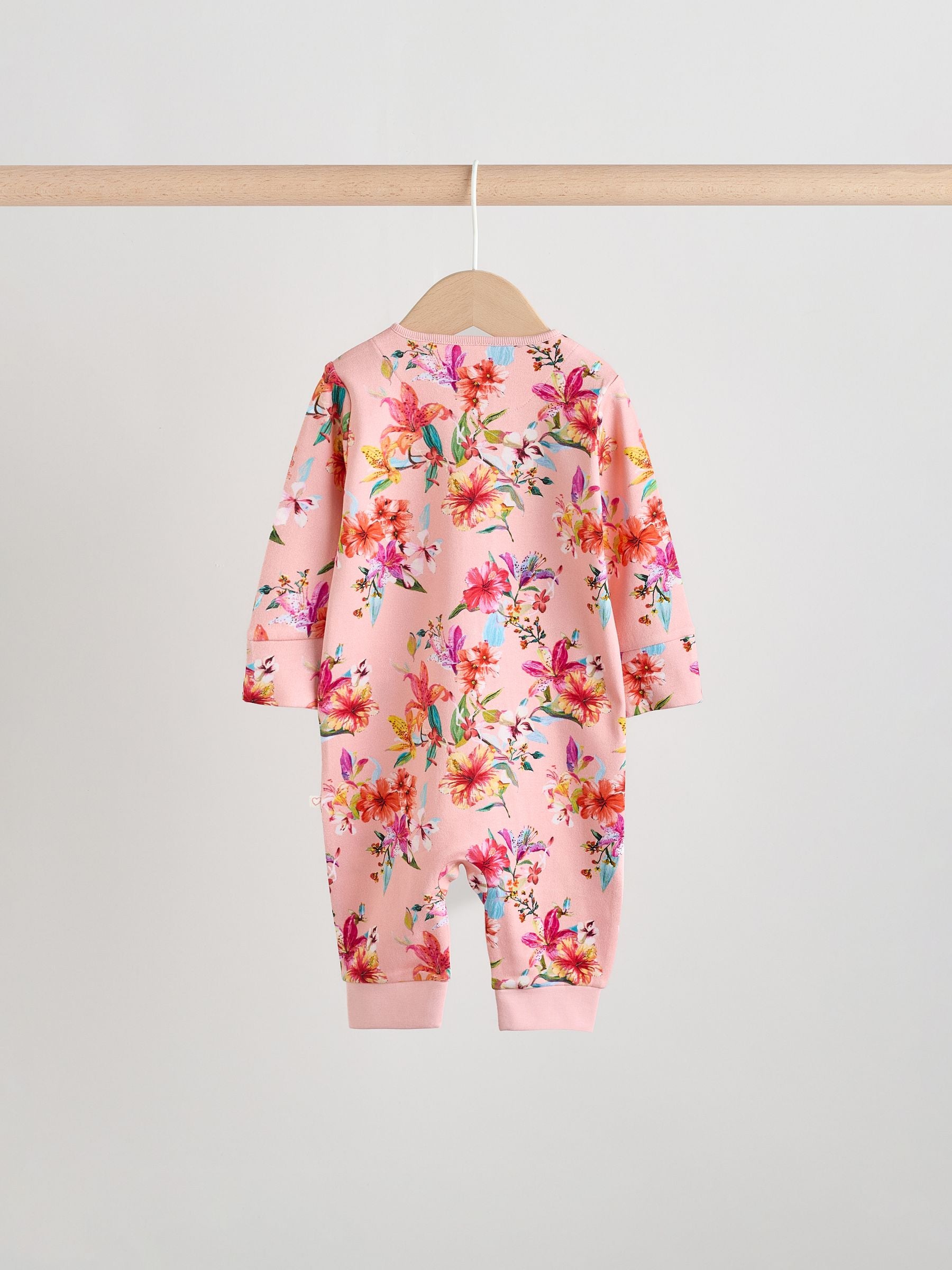 Bright Two Way Zip Baby Sleepsuits 3 Pack (0mths-3yrs) image 6