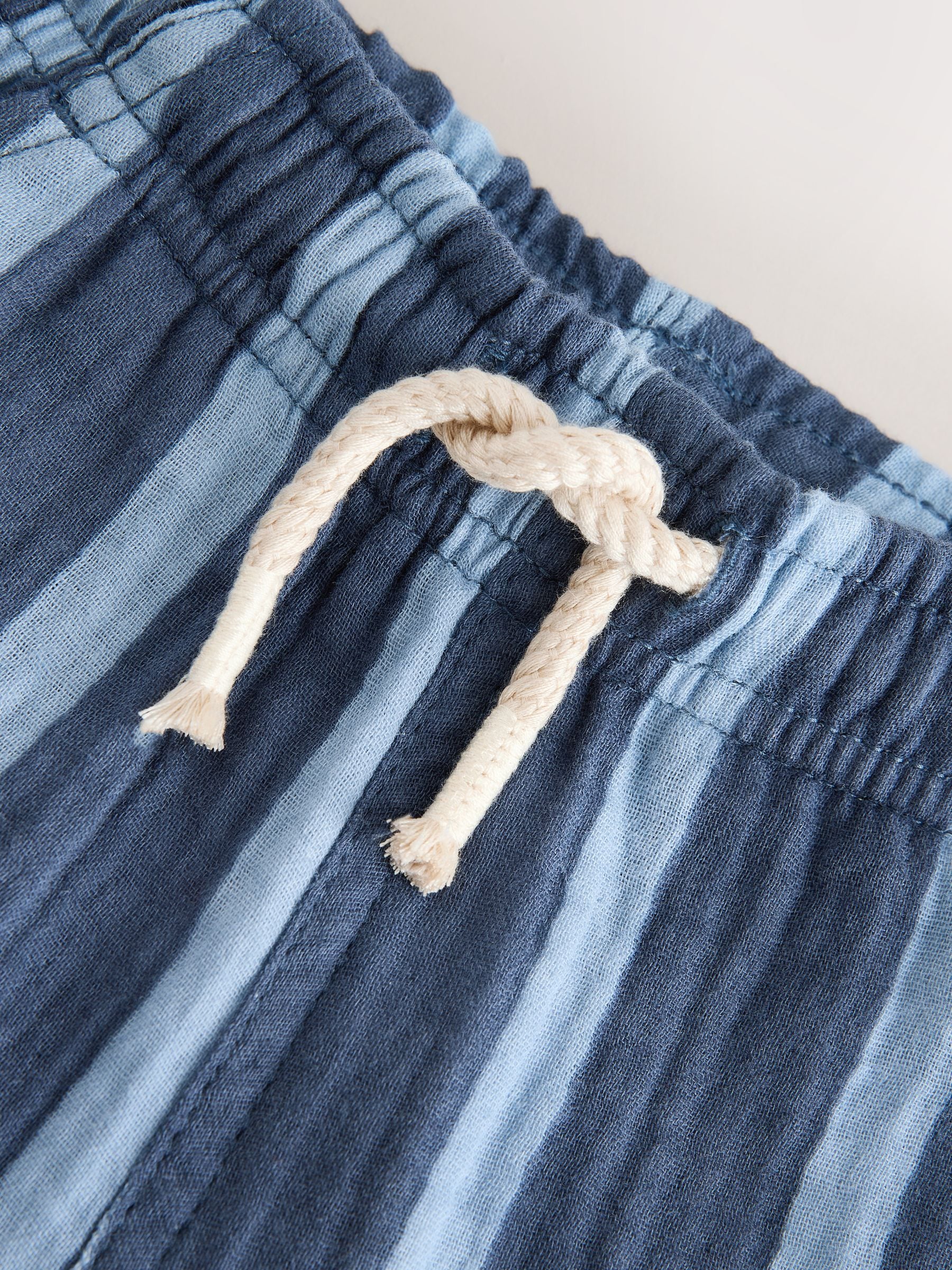 Dsiney Kidz - Blue/Navy Stripe Soft Textured Pull On Shorts (3mths-7yrs) image 7