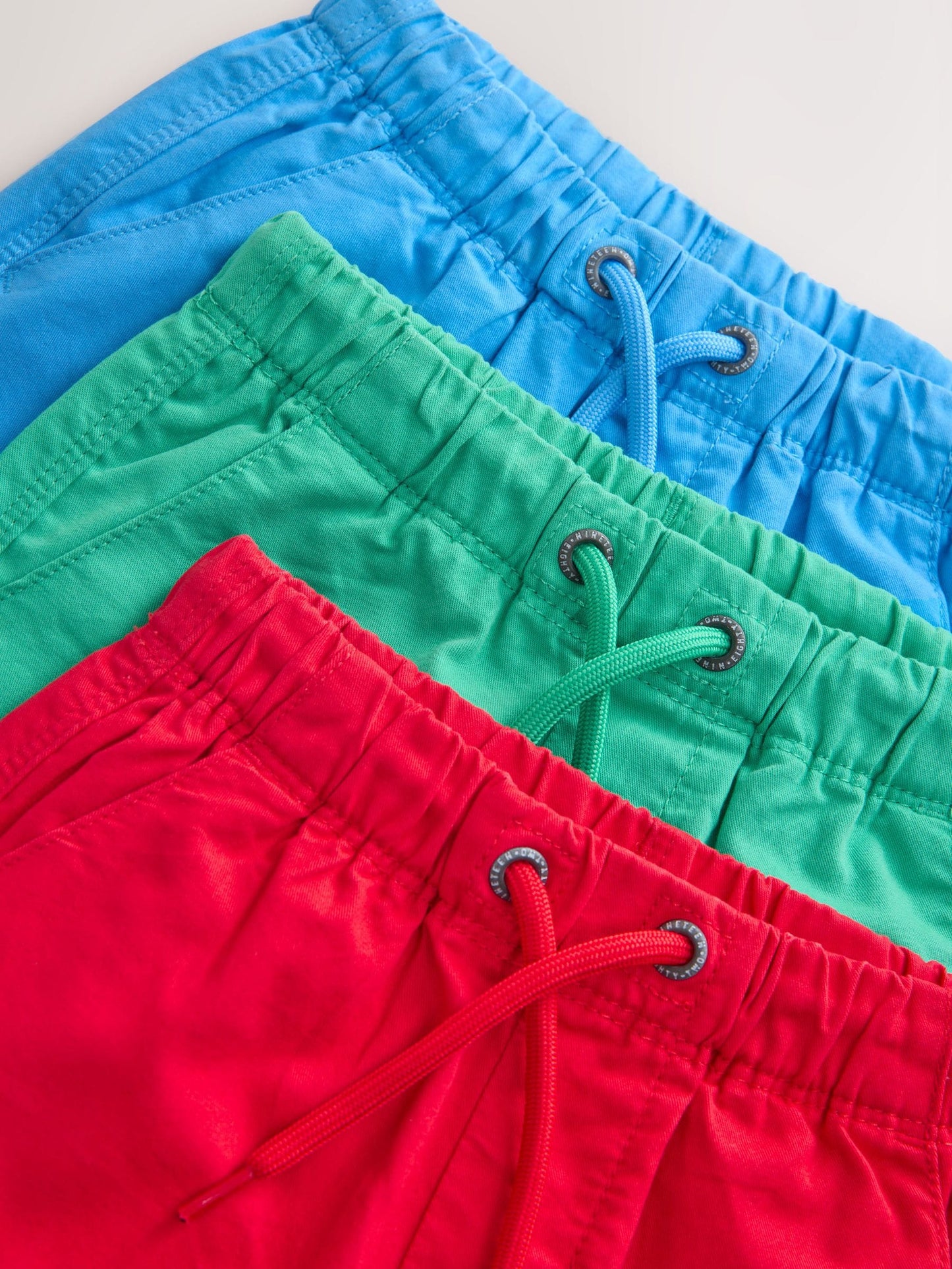 Dsiney Kidz - Blue/Red/Green Pull On Shorts 3 Pack (3mths-7yrs) image 6