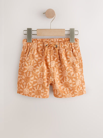 Dsiney Kidz - Green/Orange/Stripe Pull On Shorts 3 Pack (3mths-7yrs) image 4