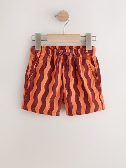 Dsiney Kidz - Green/Orange/Stripe Pull On Shorts 3 Pack (3mths-7yrs) image 5