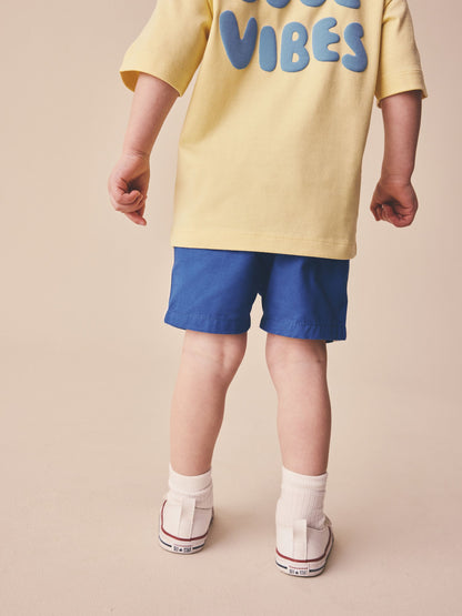 Dsiney Kidz - Blue Side Stripe Pull On Shorts (3mths-7yrs) image 2