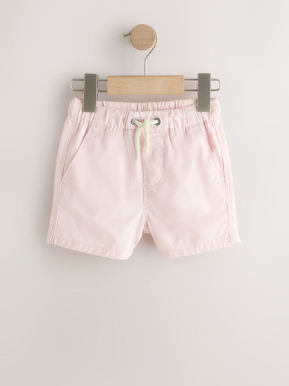 Orange/Yellow/Green/Pink/Blue Pull On Shorts 5 Pack (3mths-7yrs) image 4