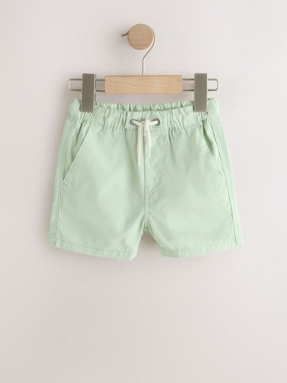 Orange/Yellow/Green/Pink/Blue Pull On Shorts 5 Pack (3mths-7yrs) image 5