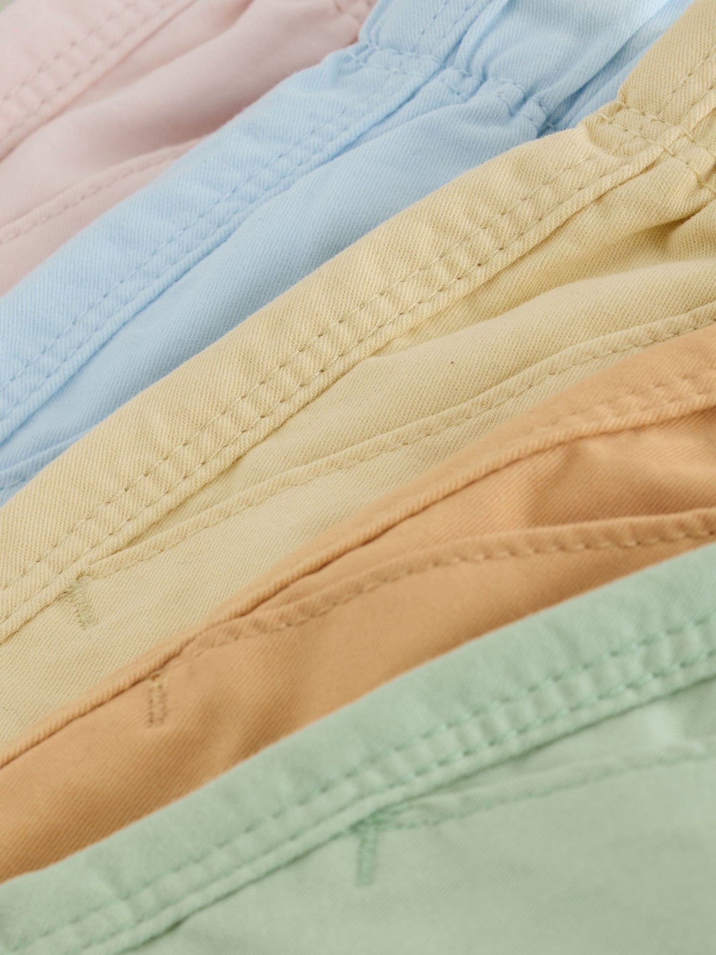 Orange/Yellow/Green/Pink/Blue Pull On Shorts 5 Pack (3mths-7yrs) image 8