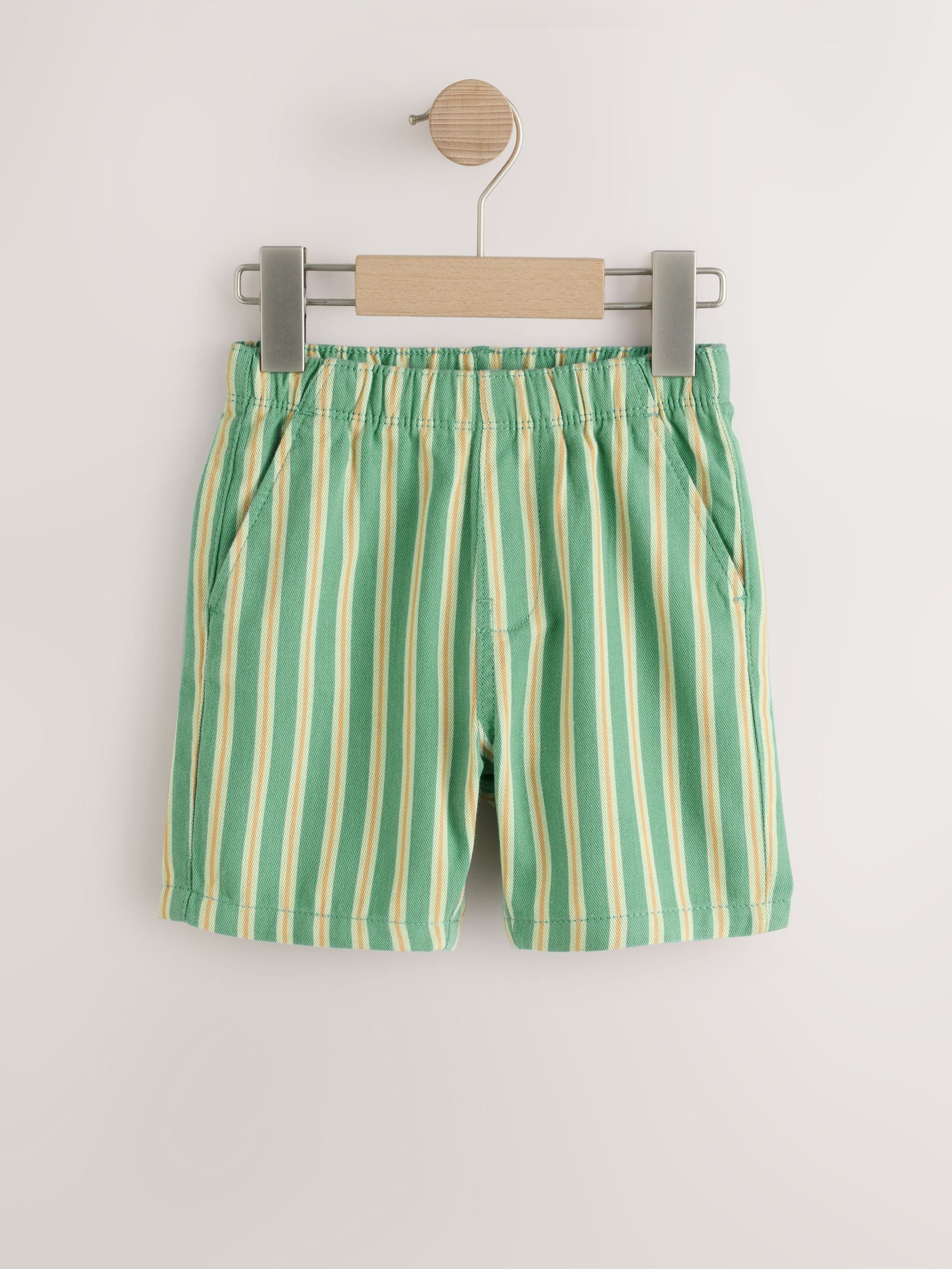 Dsiney Kidz - Green Stripe Pull On Bermuda Shorts (3mths-7yrs) image 5