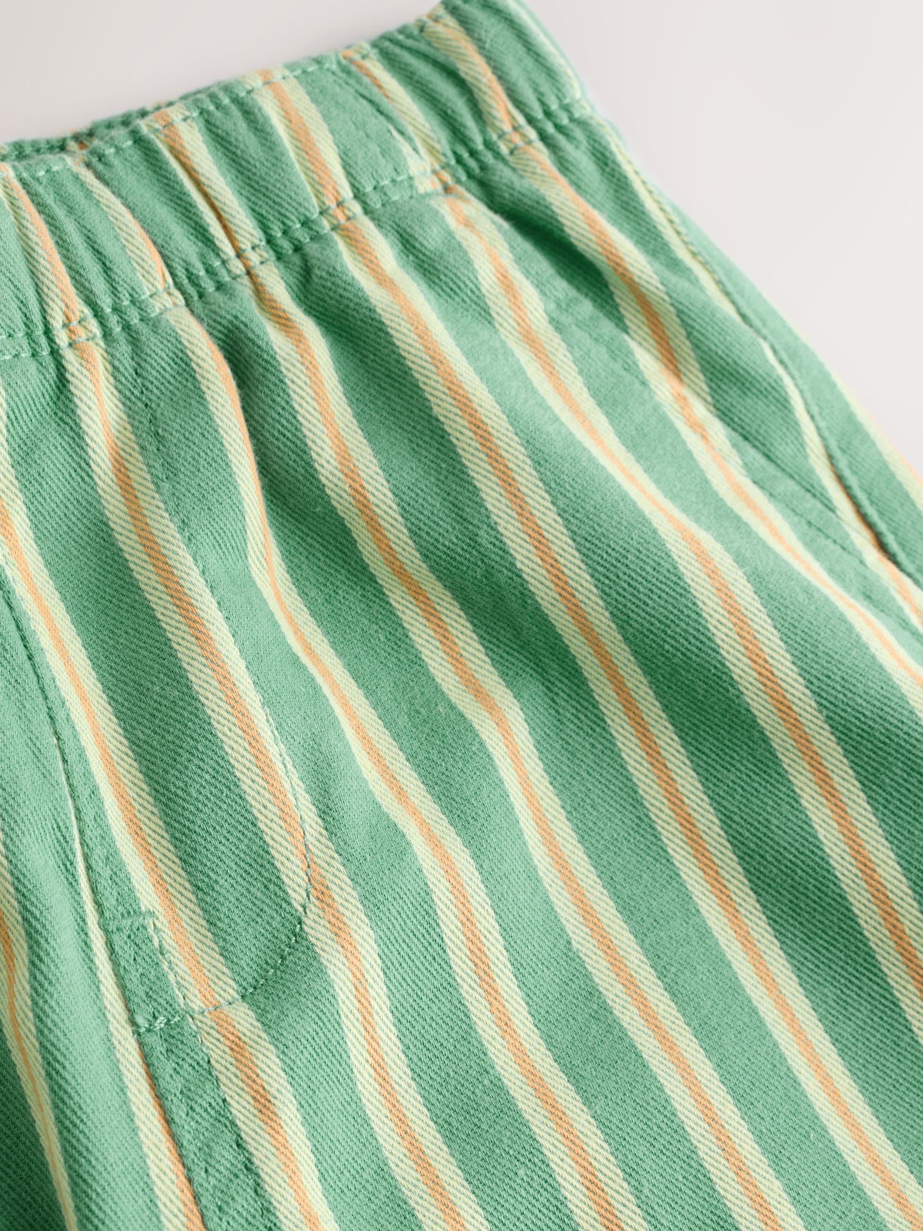 Dsiney Kidz - Green Stripe Pull On Bermuda Shorts (3mths-7yrs) image 8
