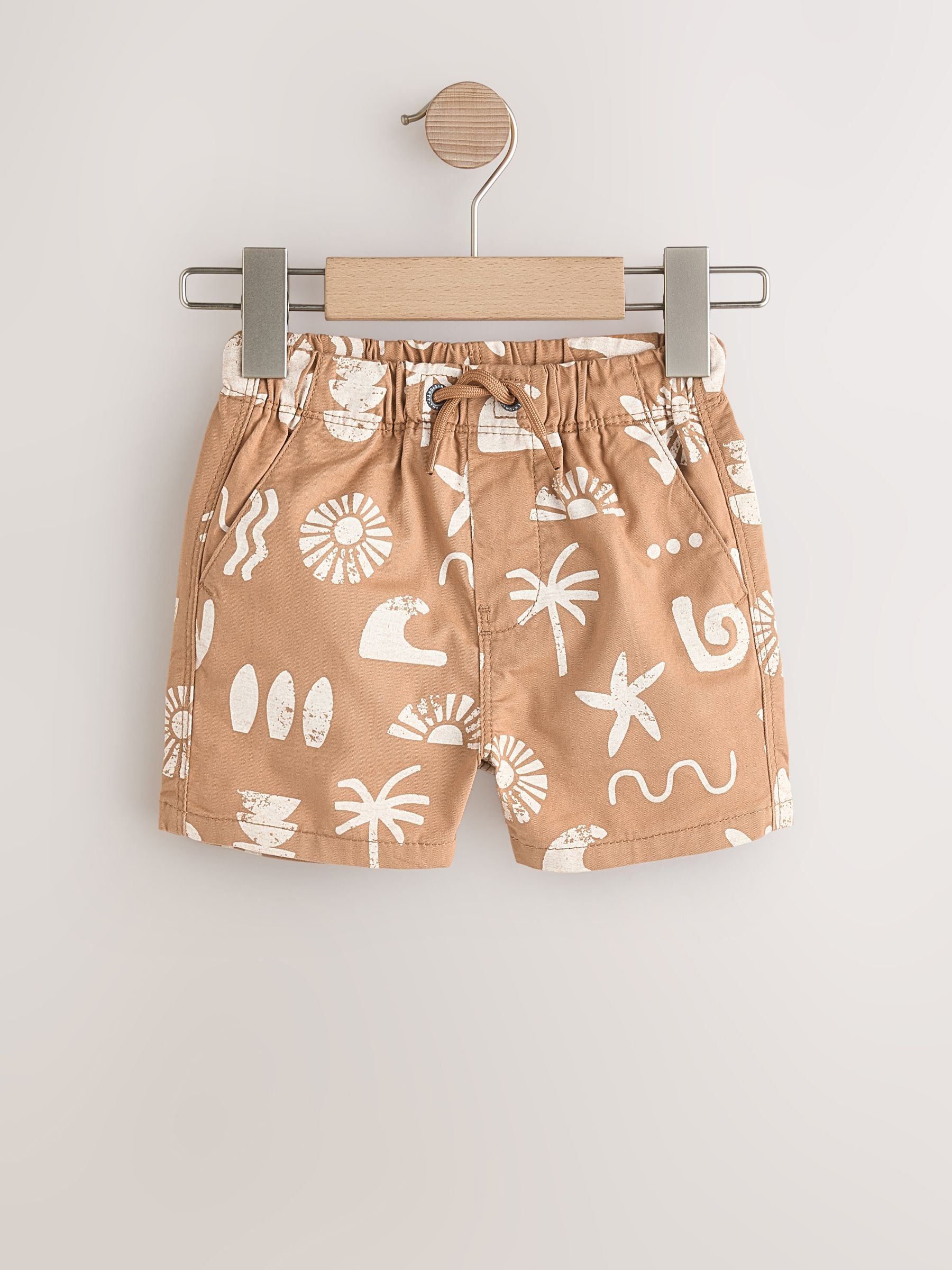 Dsiney Kidz - Blue/Neutral/Orange Pull On Shorts 3 Pack (3mths-7yrs) image 3