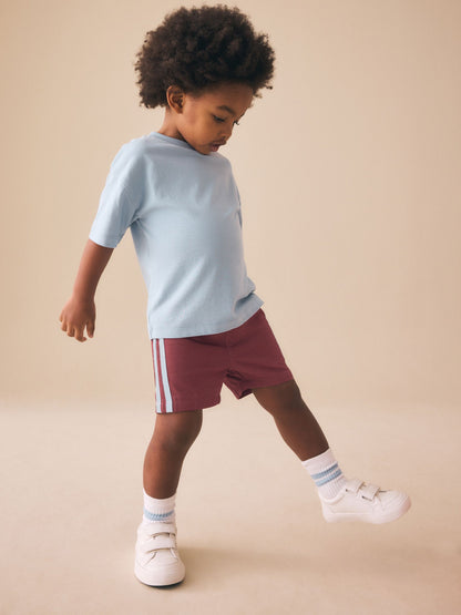 Dsiney Kidz - Burgundy Red Side Stripe Pull On Shorts (3mths-7yrs) image 3