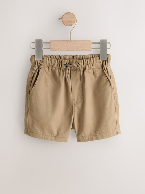 Tan Brown Pull On Shorts (3mths-7yrs) image 1