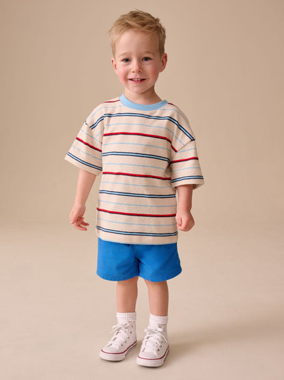 Cobalt Blue Pull On Shorts (3mths-7yrs) image 2