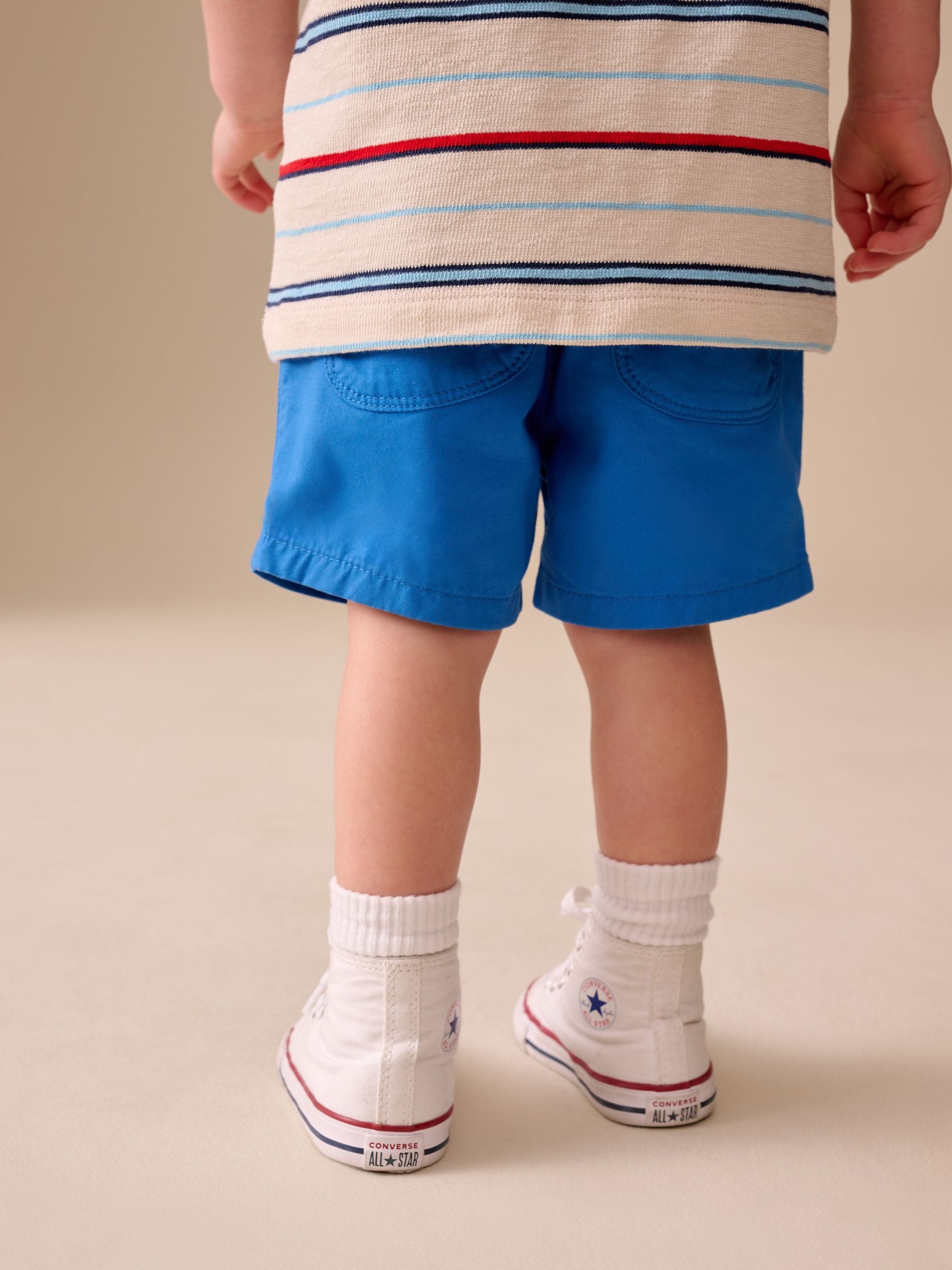 Cobalt Blue Pull On Shorts (3mths-7yrs) image 3