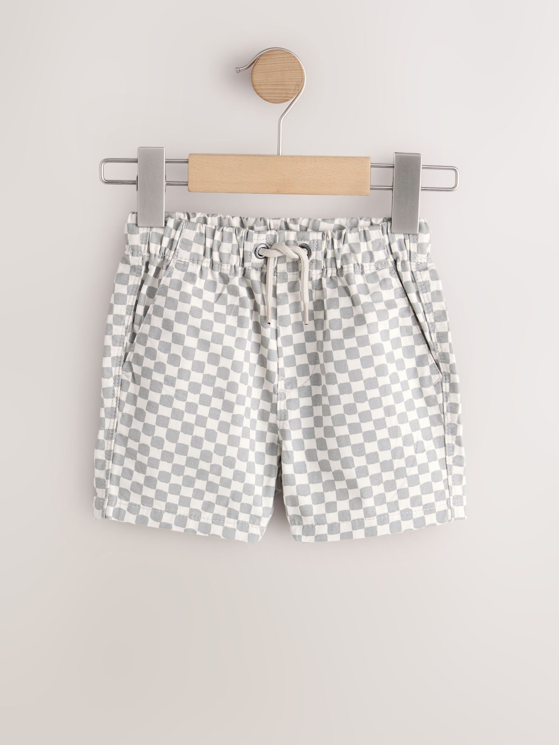 Dsiney Kidz - Neutral Checkerboard Pull On Shorts (3mths-7yrs) image 4
