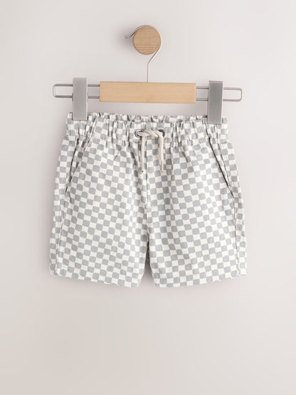 Dsiney Kidz - Neutral Checkerboard Pull On Shorts (3mths-7yrs) image 4