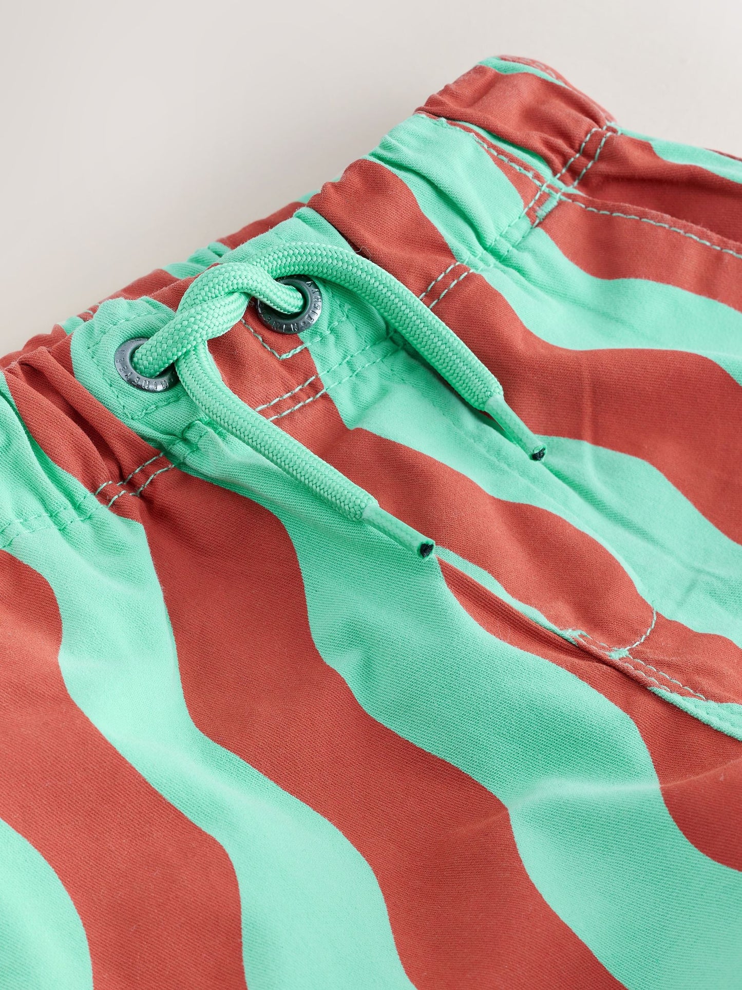 Red/Green Wavy Stripe Pull On Shorts (3mths-7yrs) image 6