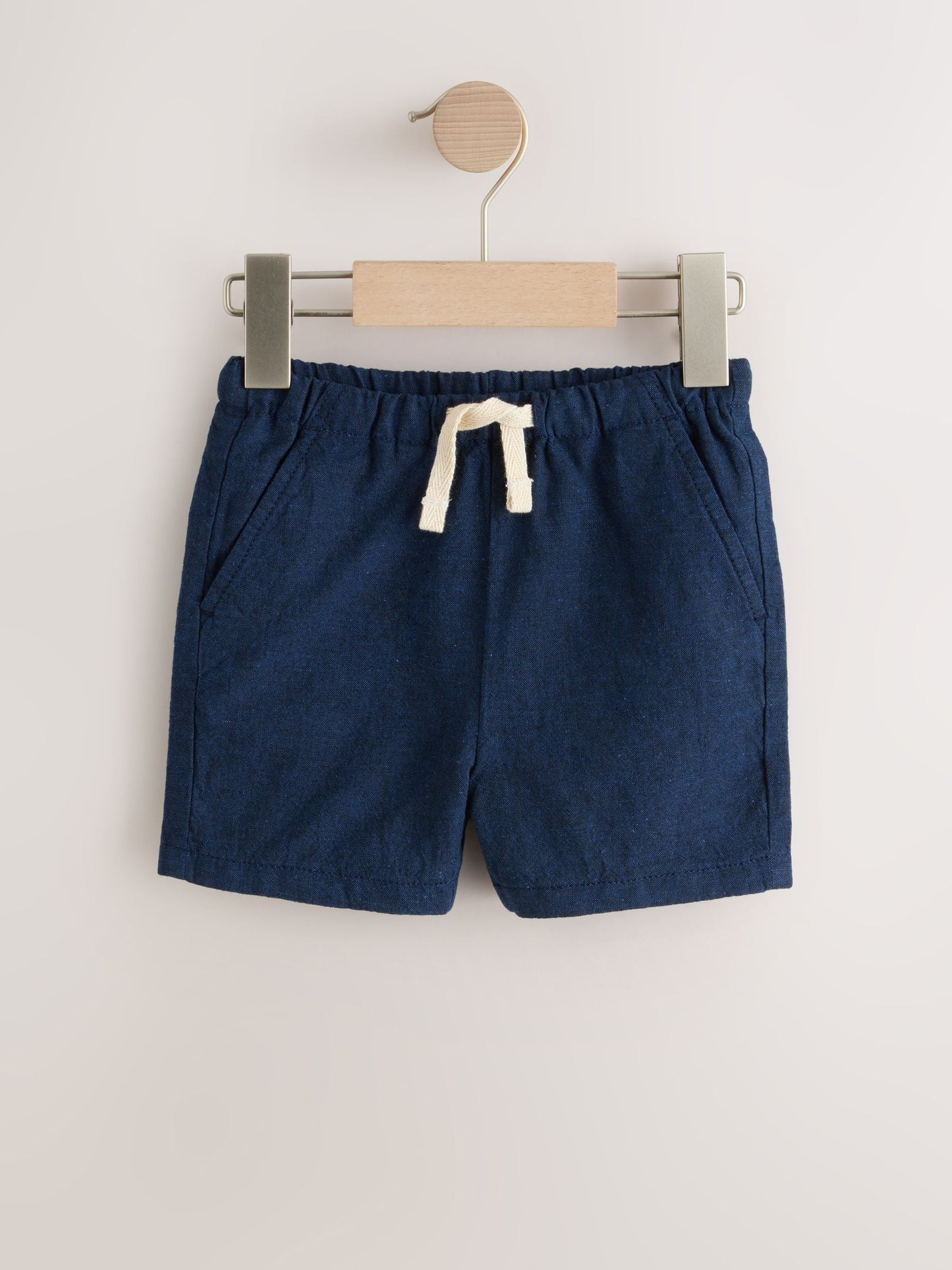 Dsiney Kidz - Navy/Blue Stripe Linen Blend Shorts 2 Pack (3mths-7yrs) image 4