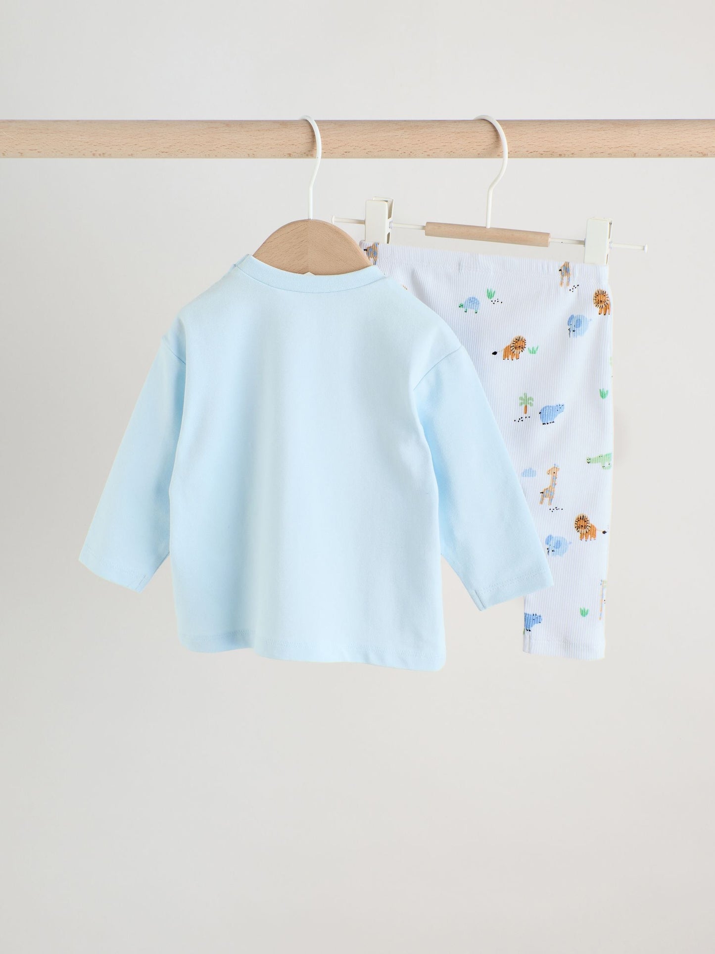 Blue Safari Baby Top and Leggings Set 2 Piece (0mths-3yrs) image 2