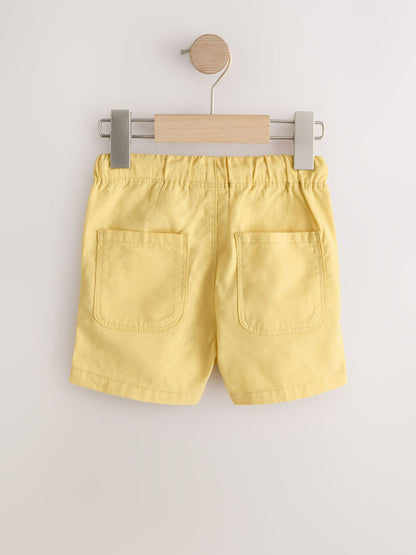 Dsiney Kidz - Blue/Neutral/Yellow Pull On Shorts 3 Pack (3mths-7yrs) image 5
