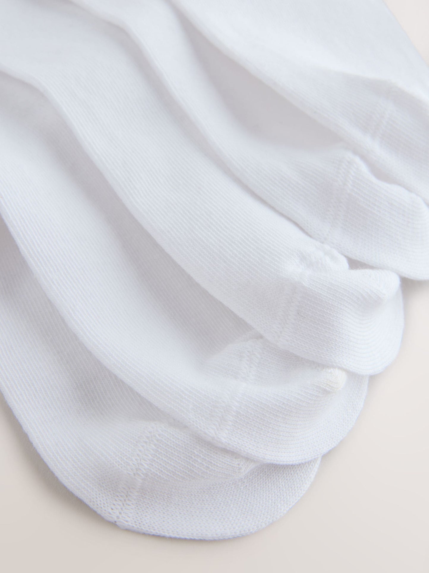 White Cotton Rich Diamante Ankle Socks 5 Pack image 2