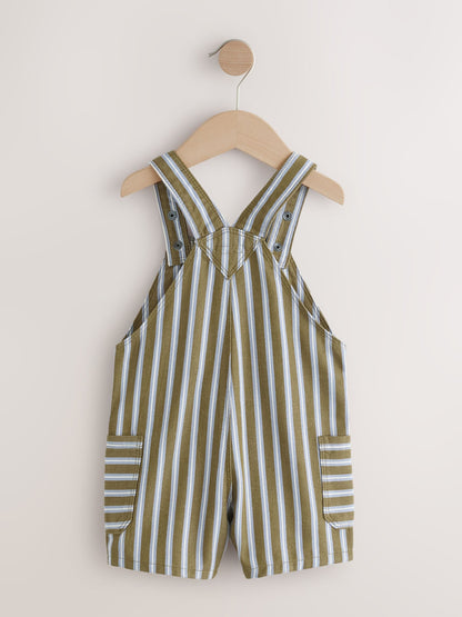 Khaki/Blue Dungarees (3mths-7yrs) image 7