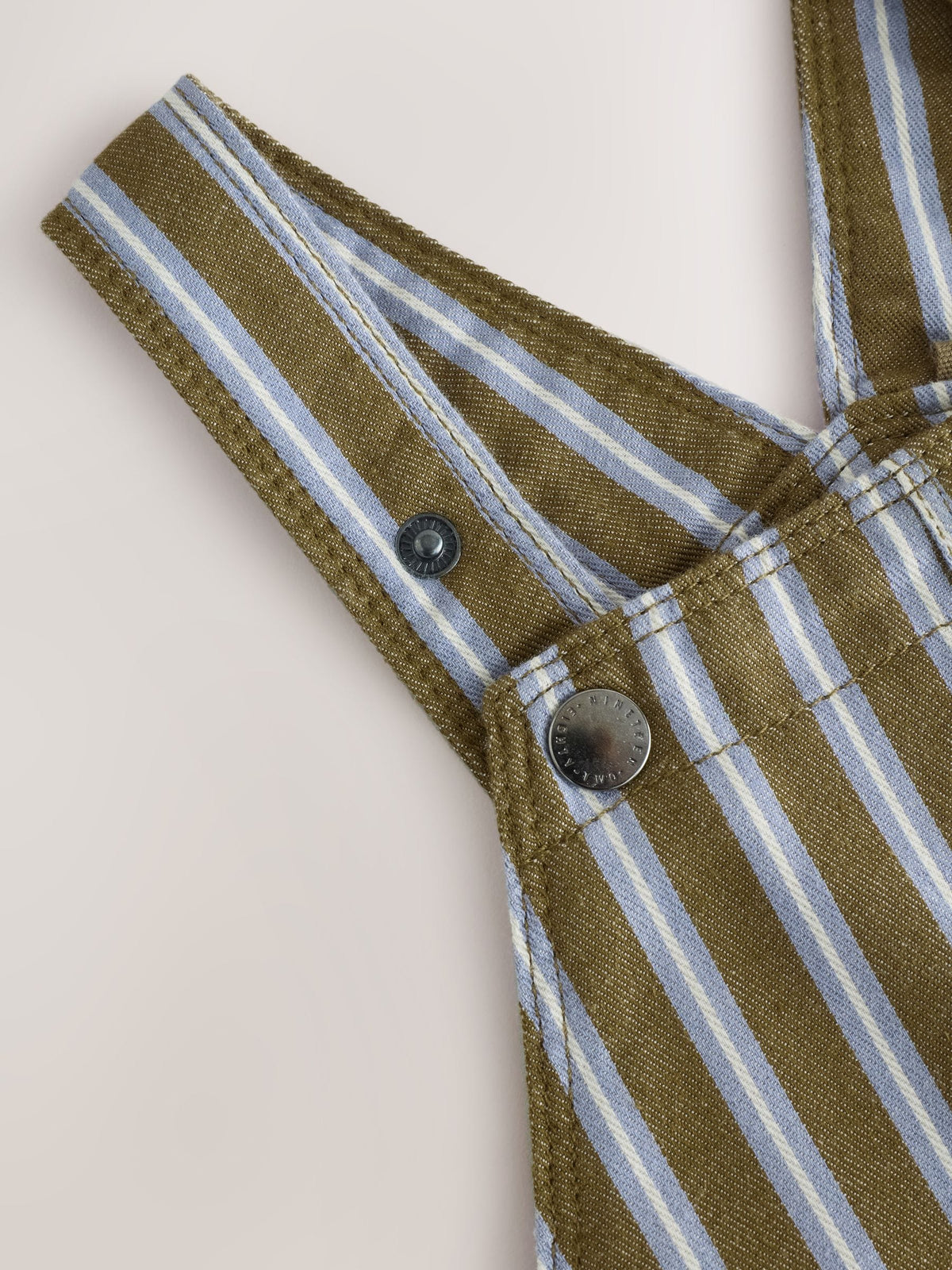 Khaki/Blue Dungarees (3mths-7yrs) image 8