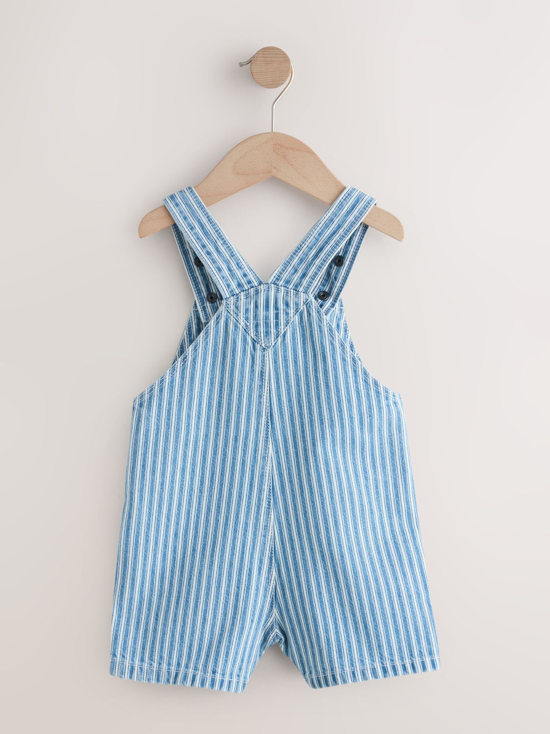 Stripe Denim Dungarees (3mths-7yrs) image 6