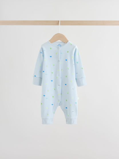 Multi Print Baby Sleepsuits 4 Pack (0mths-3yrs) image 6