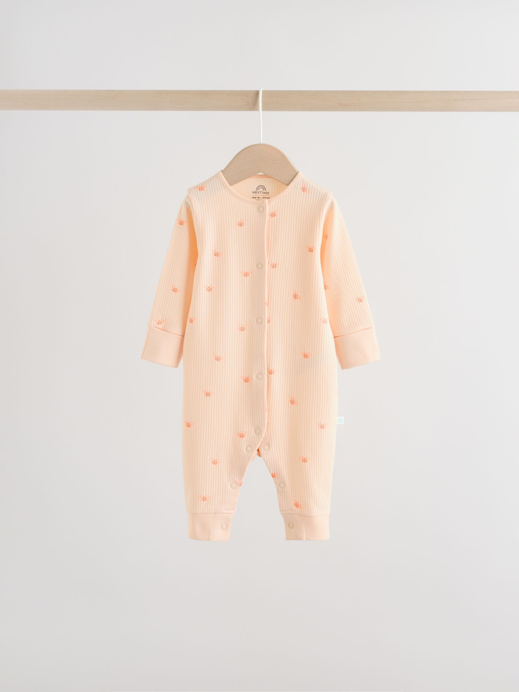 Multi Print Baby Sleepsuits 4 Pack (0mths-3yrs) image 7