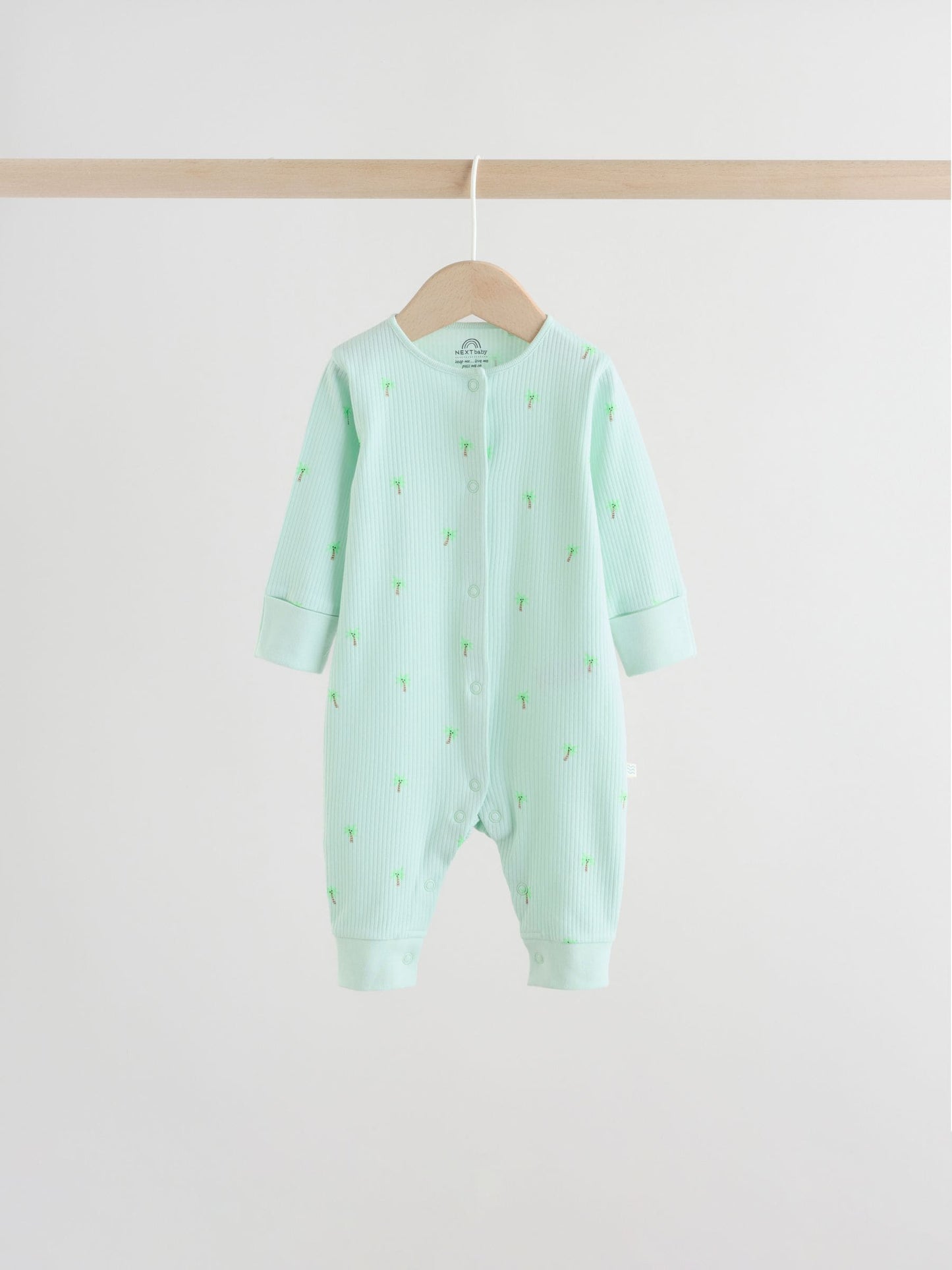 Multi Print Baby Sleepsuits 4 Pack (0mths-3yrs) image 8