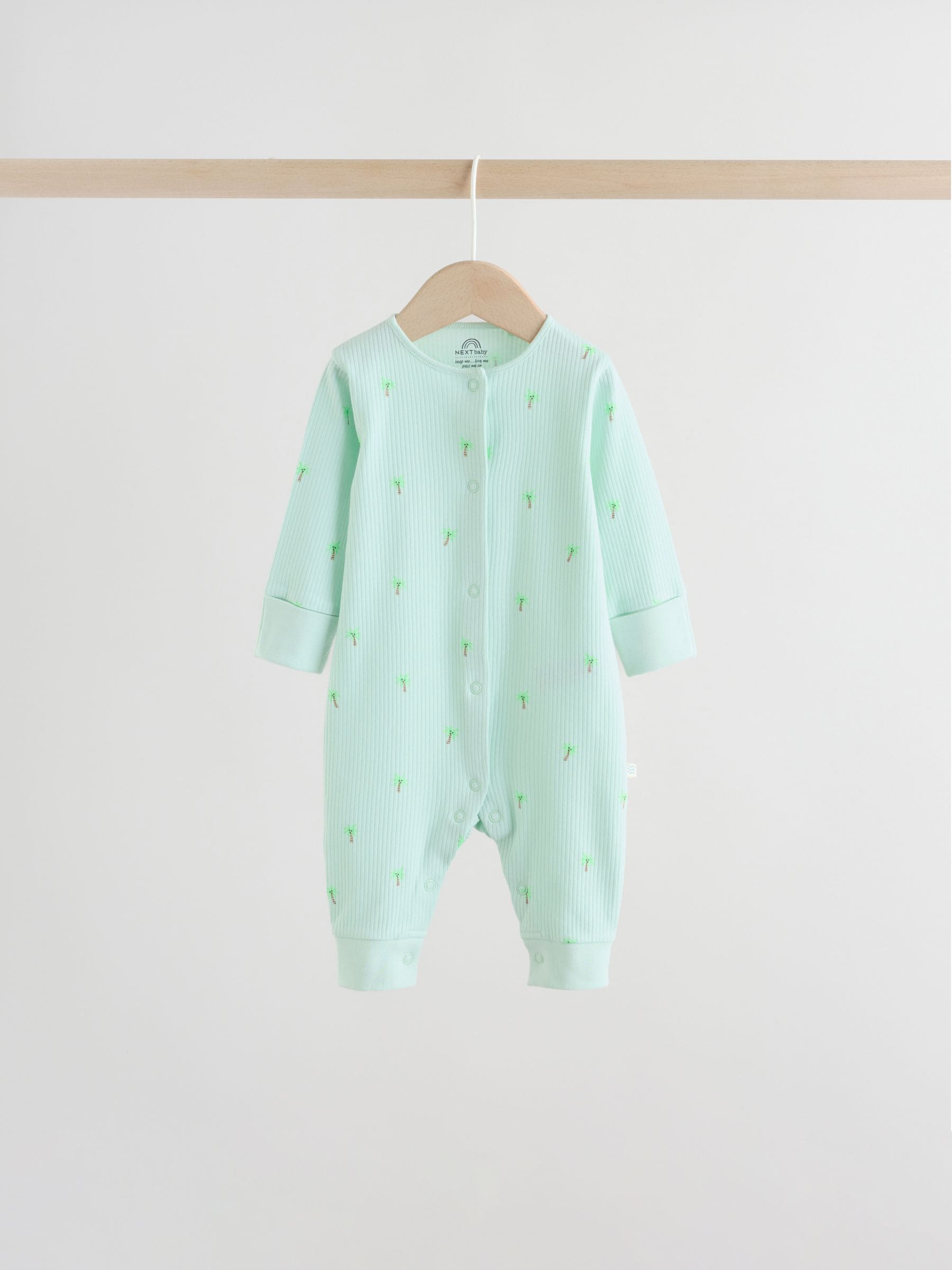 Multi Print Baby Sleepsuits 4 Pack (0mths-3yrs) image 8
