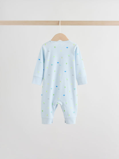 Multi Print Baby Sleepsuits 4 Pack (0mths-3yrs) image 6