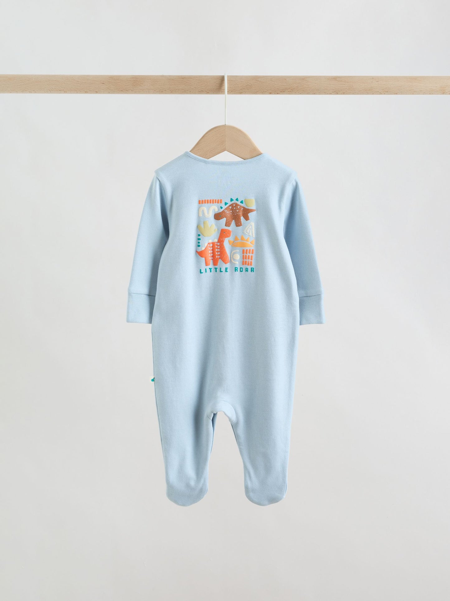 Bright Dinosaur Baby Sleepsuit 4 Pack (0mths-2yrs) image 7