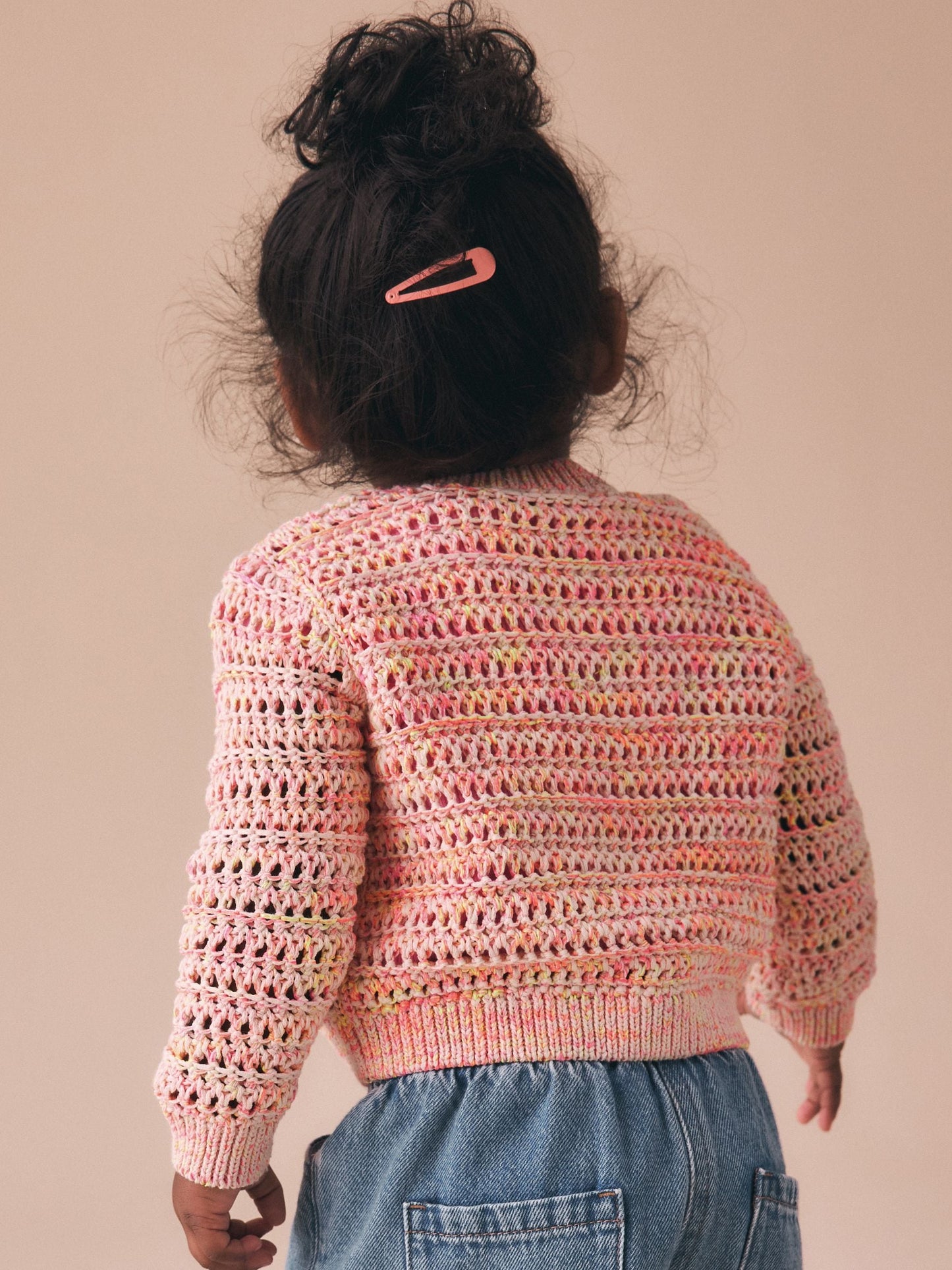 Dsiney Kidz - Fluro Orange Knitted Cardigan (3mths-10yrs) image 4