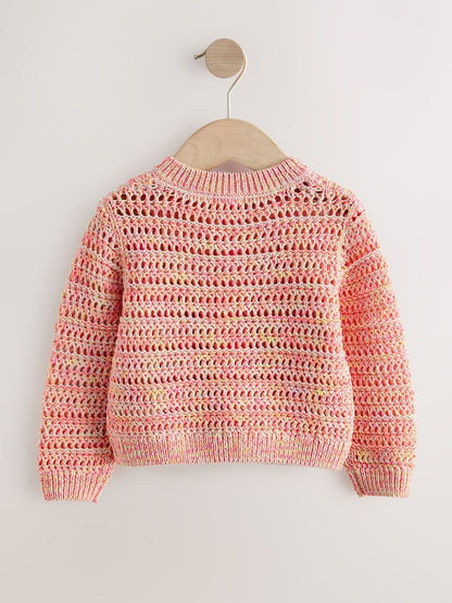 Dsiney Kidz - Fluro Orange Knitted Cardigan (3mths-10yrs) image 6