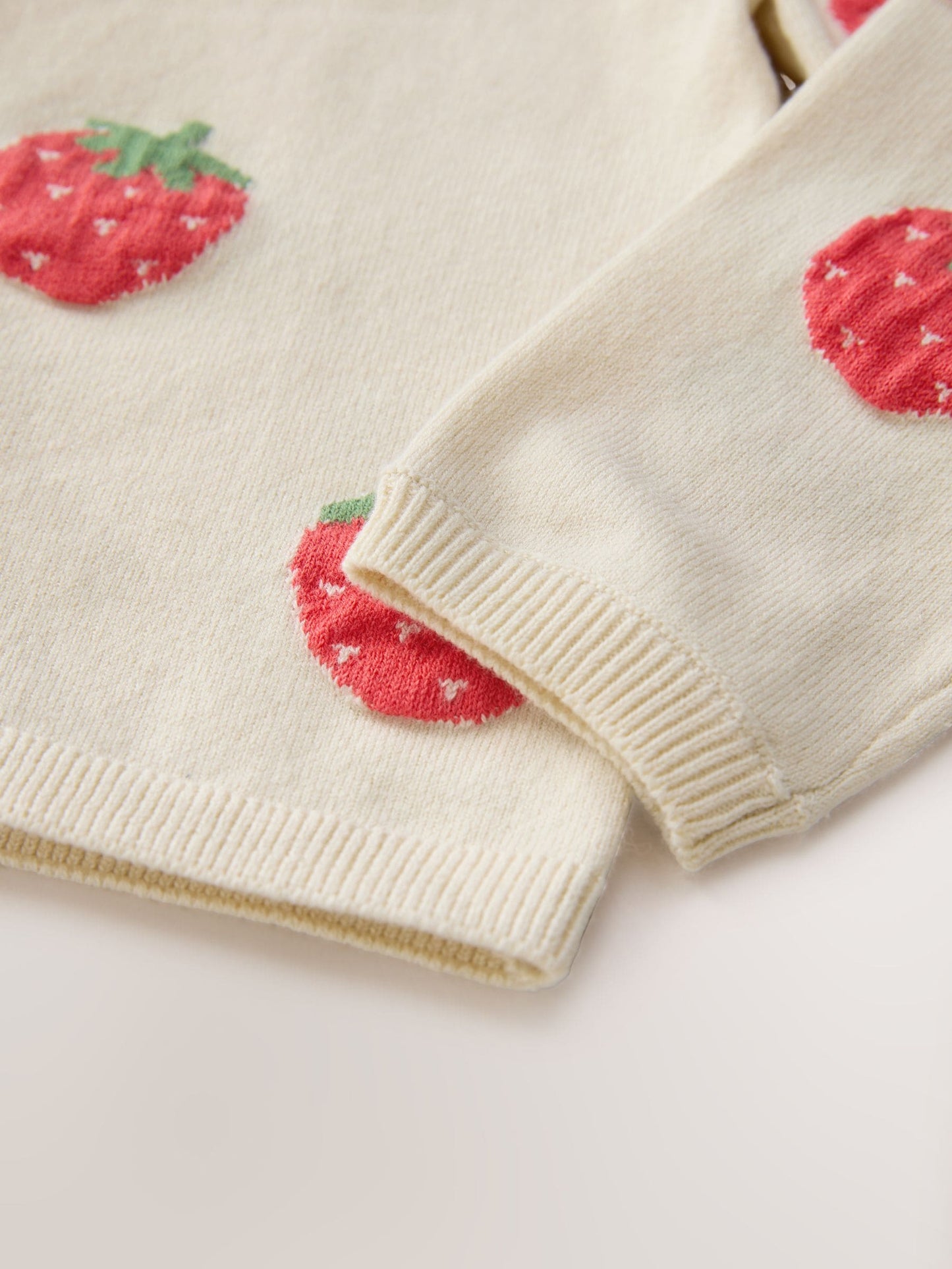 Dsiney Kidz - Ecru Strawberry Cardigan (3mths-10yrs) image 7