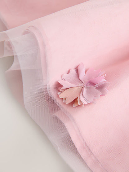 Pink Occasion Flower Dress (3mths-10yrs) image 7