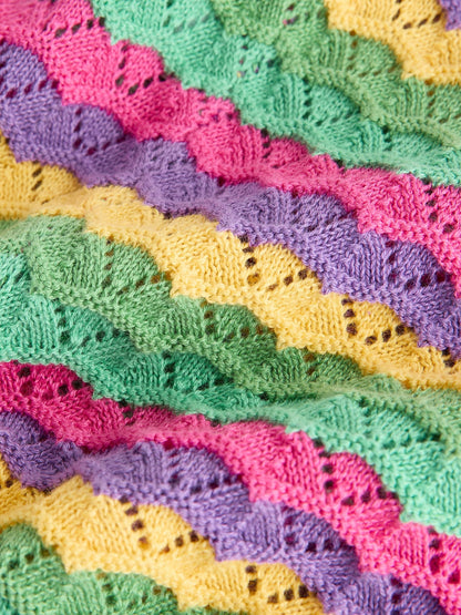 Bright Stripe Knitted Top And Shorts Set (3mths-7yrs) image 7