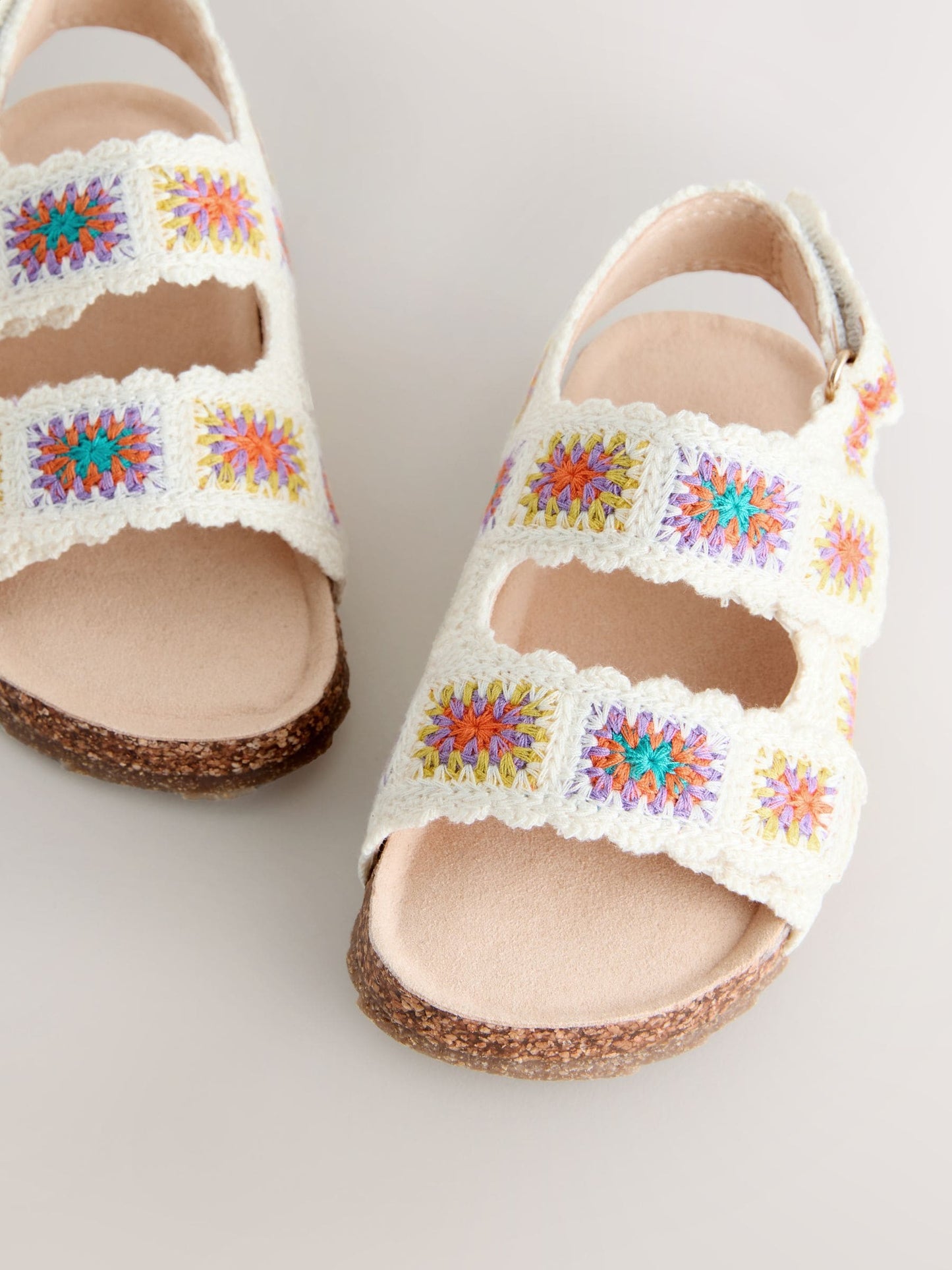 Multi Touch Fastening Corkbed Sandals image 4