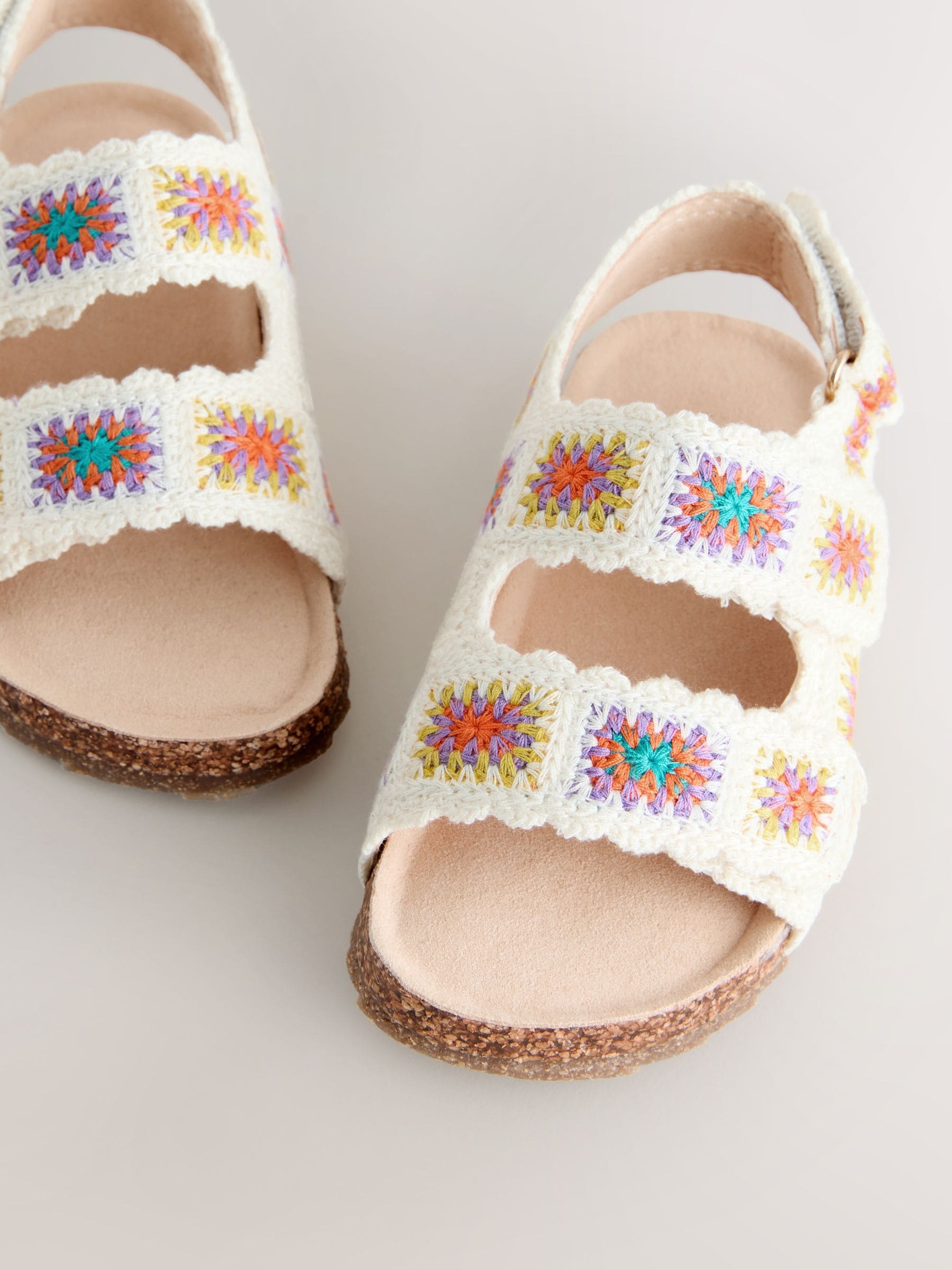 Multi Touch Fastening Corkbed Sandals image 4