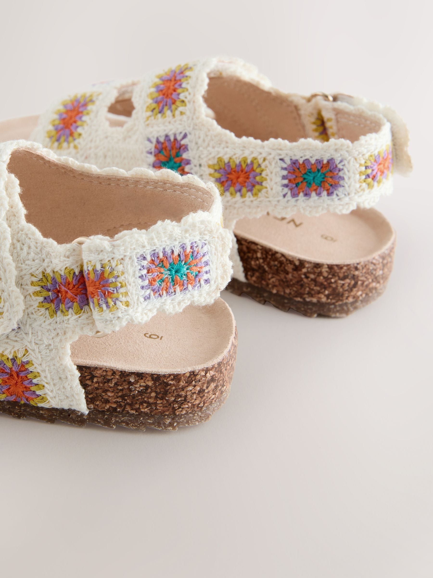 Multi Touch Fastening Corkbed Sandals image 5