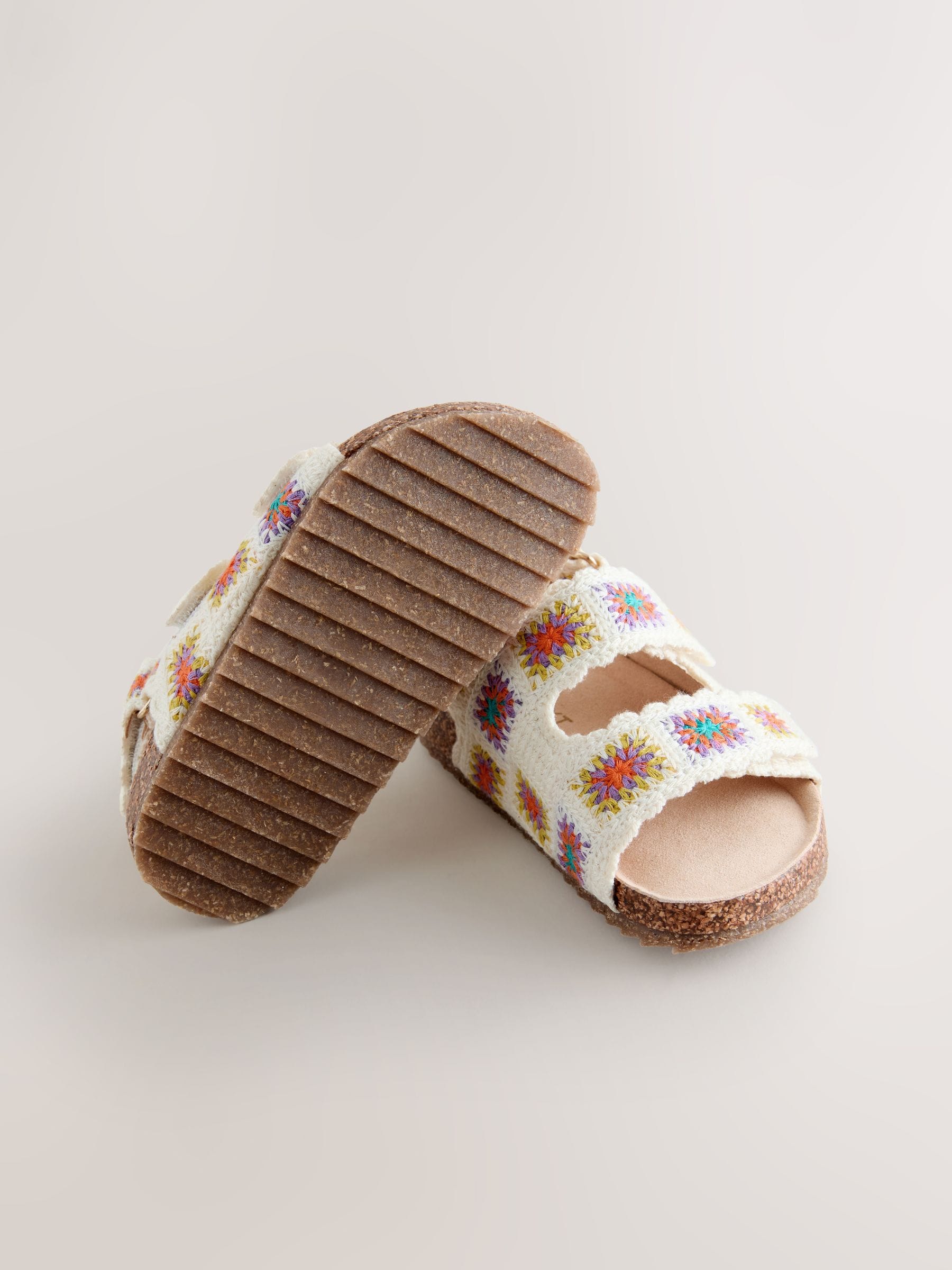 Multi Touch Fastening Corkbed Sandals image 6