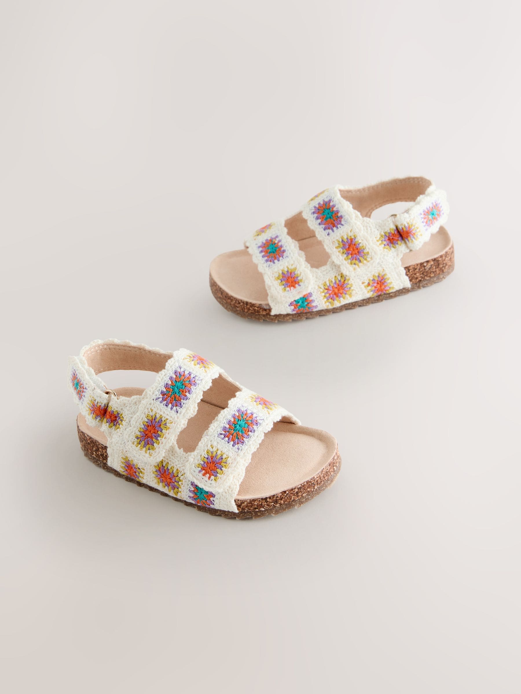 Multi Touch Fastening Corkbed Sandals image 7