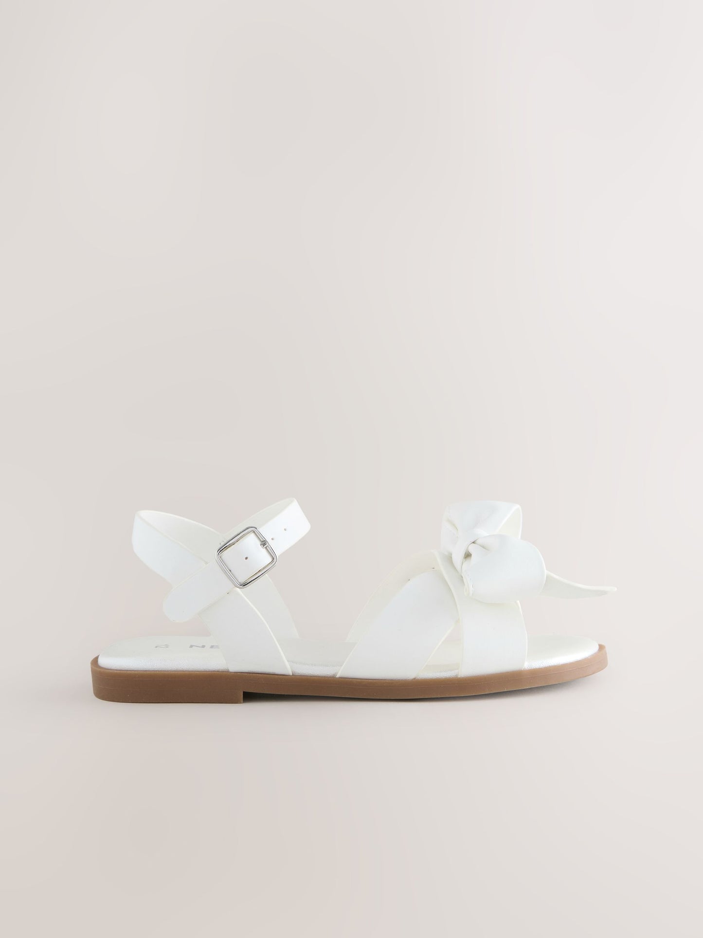 White Bow Sandals image 2