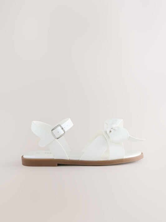 Dsiney Kidz - White Bow Sandals image 2