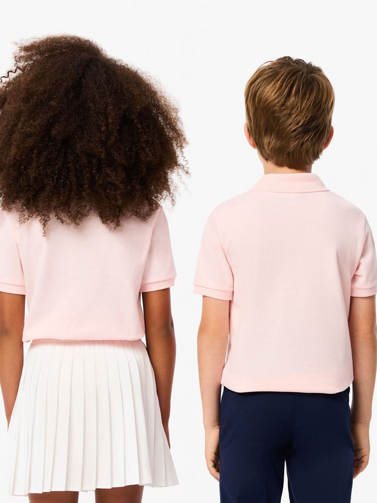 Dsiney Kidz - Lacoste Pink Petit Pique Short Sleeve Polo Shirt image 2