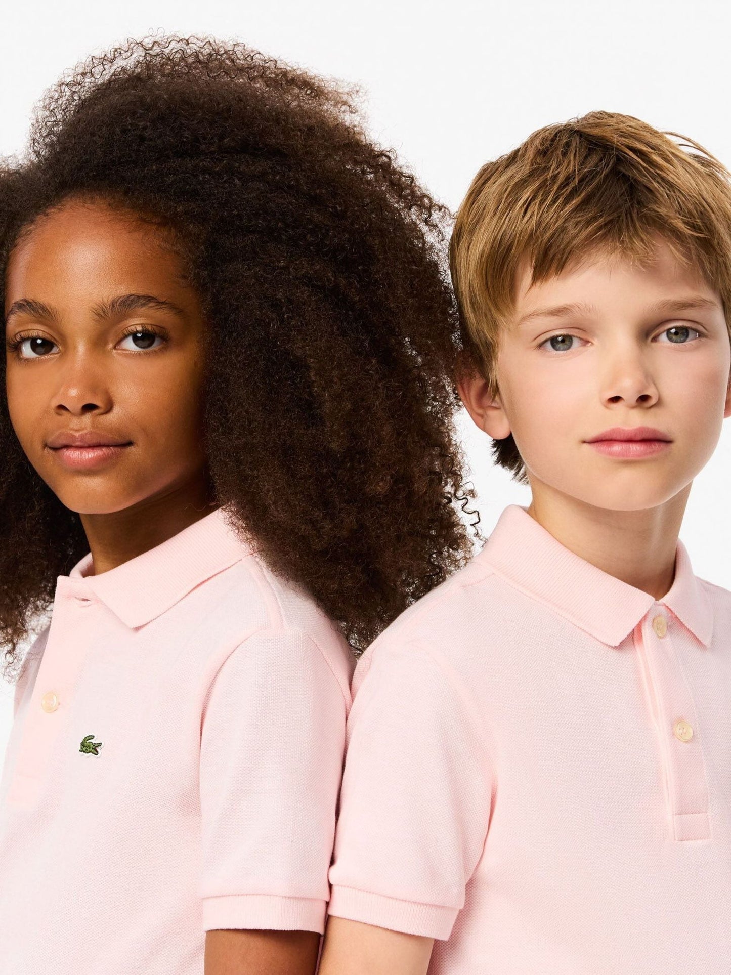 Dsiney Kidz - Lacoste Pink Petit Pique Short Sleeve Polo Shirt image 3