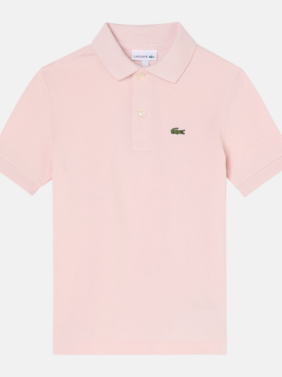 Dsiney Kidz - Lacoste Pink Petit Pique Short Sleeve Polo Shirt image 4
